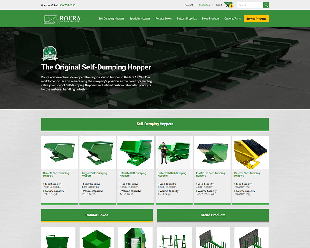 Roura Material Handling Portfolio