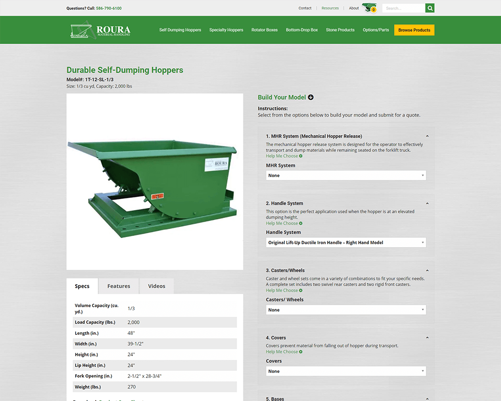 Roura Material Handling - Portfolio | Momentum